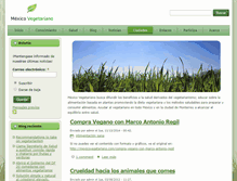 Tablet Screenshot of mexicovegetariano.com